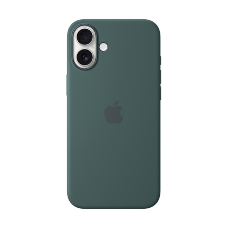 Apple MYYH3ZM/A Funda de silicona con MagSafe para el iPhone 16 Plus - Verde lago, Funda, Apple, iPhone 16 Plus, 17 cm (6.7"),