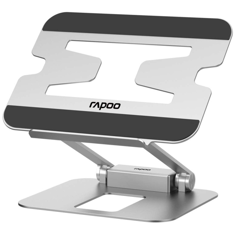 Rapoo 12361 UCS-5001, Soporte para ordenador portátil, Plata, Aluminio, USB 3.2 Gen 1 (3.1 Gen 1) Type-C, USB Tipo C, 5000
