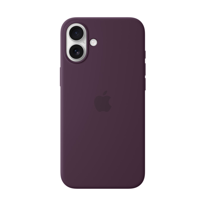 Apple MYYD3ZM/A Funda de silicona con MagSafe para el iPhone 16 Plus - Ciruela, Funda, Apple, iPhone 16 Plus, 17 cm (6.7"),
