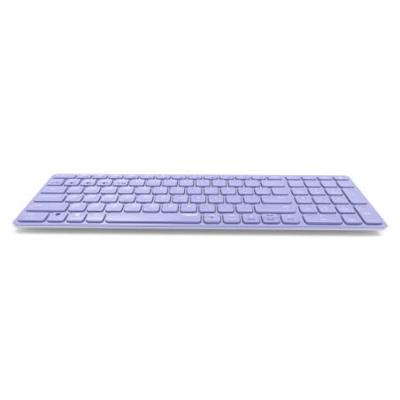 Rapoo 215873 E9700M, Completo (100%), Inalámbrico, RF Wireless + Bluetooth, Switch de tecla de tijera, QWERTY, Púrpura