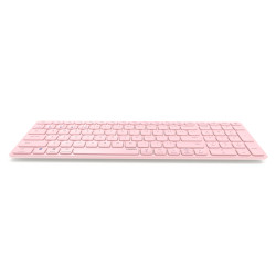 Rapoo 215872 E9700M, Completo (100%), Inalámbrico, RF Wireless + Bluetooth, Switch de tecla de tijera, QWERTY, Rosa 2