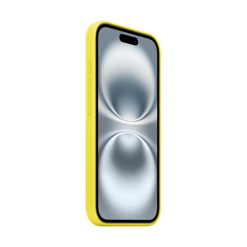 Apple MYY73ZM/A Funda de silicona con MagSafe para el iPhone 16 - Amarillo carambola, Funda, Apple, iPhone 16, 15,5 cm (6.1"),