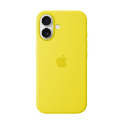 Apple MYY73ZM/A Funda de silicona con MagSafe para el iPhone 16 - Amarillo carambola, Funda, Apple, iPhone 16, 15,5 cm (6.1"), 2