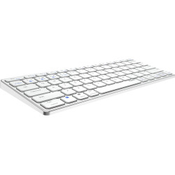 Rapoo 215801 E9600M, Mini, Inalámbrico, Bluetooth, QWERTY, Blanco 2