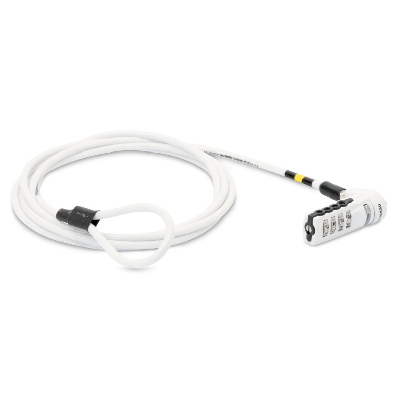 Mobilis 001254 001254, 1,8 m, Cerradura con combinación, Acero, Blanco