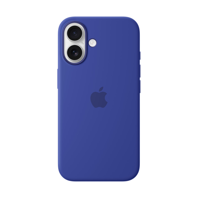 Apple MYY63ZM/A Funda de silicona con MagSafe para el iPhone 16 - Azul ultramar, Funda, Apple, iPhone 16, 15,5 cm (6.1"), Azul