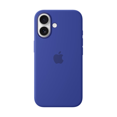 Apple MYY63ZM/A Funda de silicona con MagSafe para el iPhone 16 - Azul ultramar, Funda, Apple, iPhone 16, 15,5 cm (6.1"), Azul