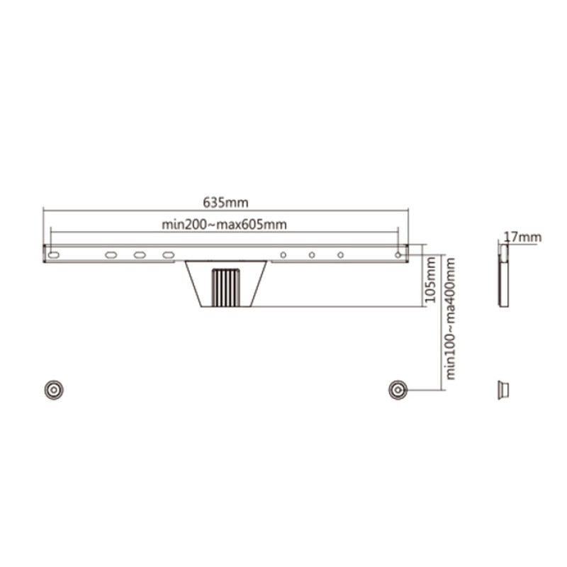 Gembird WM-S80F-01 WM-S80F-01, 94 cm (37"), 2,03 m (80"), 200 x 100 mm, 600 x 400 mm, Acrilonitrilo butadieno estireno (ABS),