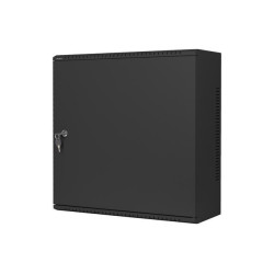Lanberg WAF1-5203-06-00B WAF1-5203-06-00B, Bastidor de pared, 6U, 60 kg, Bloqueo del teclado, Rieles de rack, 11 kg