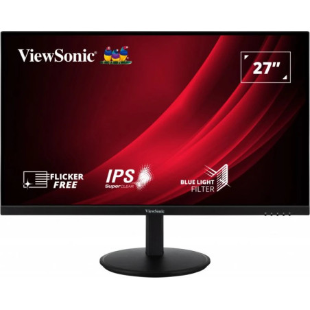 Viewsonic VG2709-2K-MHD-2 VG Series VG2709-2K-MHD-2, 68,6 cm (27"), 2560 x 1440 Pixeles, Quad HD, LED, 4 ms, Negro