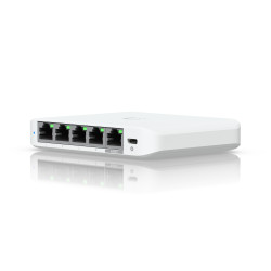 Ubiquiti USW-FLEX-2.5G-5 UniFi Flex Mini 2.5G, Gestionado, 2.5G Ethernet (100/1000/2500), Energía sobre Ethernet (PoE), 2