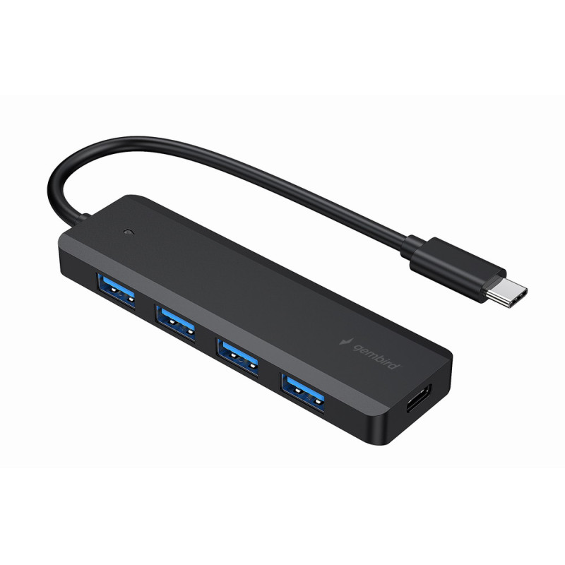 Gembird UHB-CM-U3P4P-01 UHB-CM-U3P4P-01, USB 3.2 Gen 1 (3.1 Gen 1) Type-C, USB 3.2 Gen 1 (3.1 Gen 1) Type-C, Negro, Cable