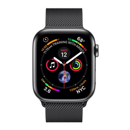 Apple MTVM2TY/A Watch Series 4, OLED, Pantalla táctil, 16 GB, Wifi, GPS (satélite), 39,8 g