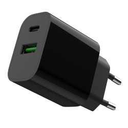 Gembird TA-UC-PDQC20-01-BK TA-UC-PDQC20-01-BK, Interior, Corriente alterna, Negro 2
