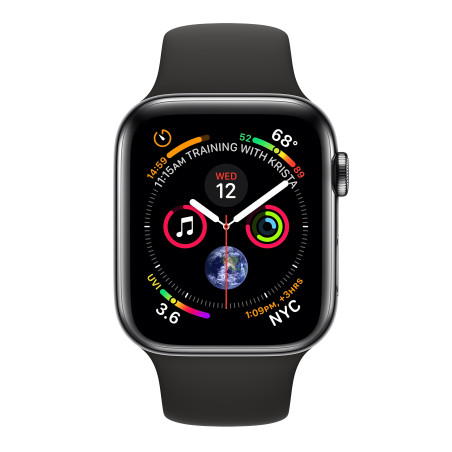 Apple MTVL2TY/A Watch Series 4, OLED, Pantalla táctil, 16 GB, Wifi, GPS (satélite), 39,8 g