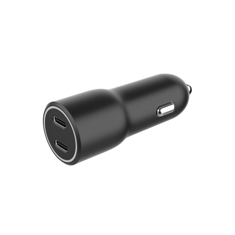 Gembird TA-UC-C2PD40-CAR-01 TA-UC-C2PD40-CAR-01, Auto, Encendedor de cigarrillos, Negro
