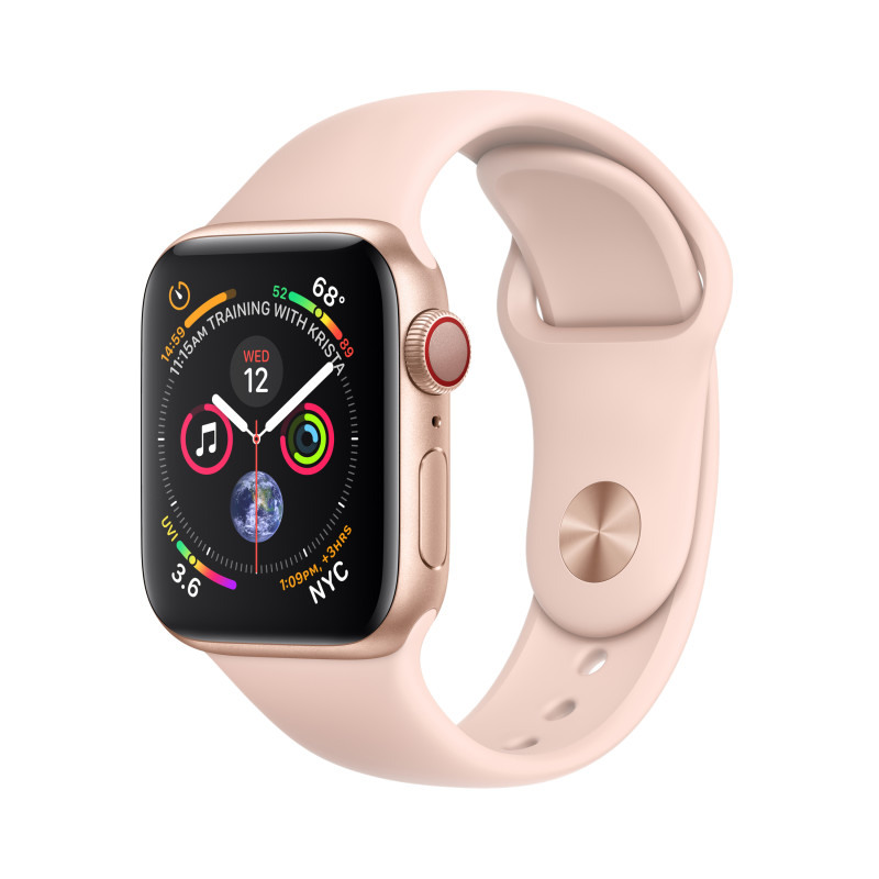Apple MTVG2TY/A Watch Series 4, OLED, Pantalla táctil, 16 GB, Wifi, GPS (satélite), 30,1 g