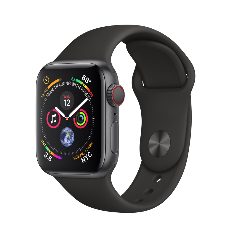 Apple MTVD2TY/A Watch Series 4, OLED, Pantalla táctil, 16 GB, Wifi, GPS (satélite), 30,1 g