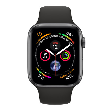 Apple MTVD2TY/A Watch Series 4, OLED, Pantalla táctil, 16 GB, Wifi, GPS (satélite), 30,1 g
