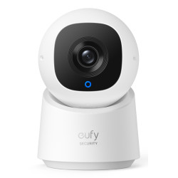 Eufy T8W11321 C220, Cámara de seguridad IP, Interior, Inalámbrico, Escritorio, Negro, Blanco, Bombilla