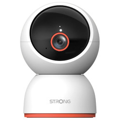 Strong SHC08IR0-W SHC08IR0-W, Cámara de seguridad IP, Interior, Inalámbrico, Techo/Escritorio, Negro, Blanco, Almohadilla
