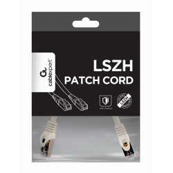 Gembird PP6A-LSZHCU-W-0.25M PP6A-LSZHCU-W-0.25M, 0,25 m, Cat6a, S/FTP (S-STP), RJ-45, RJ-45, Blanco