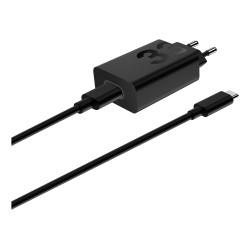 Motorola PG38C06448 TurboPower 33W EU, Interior, Corriente alterna, 1 m, Negro