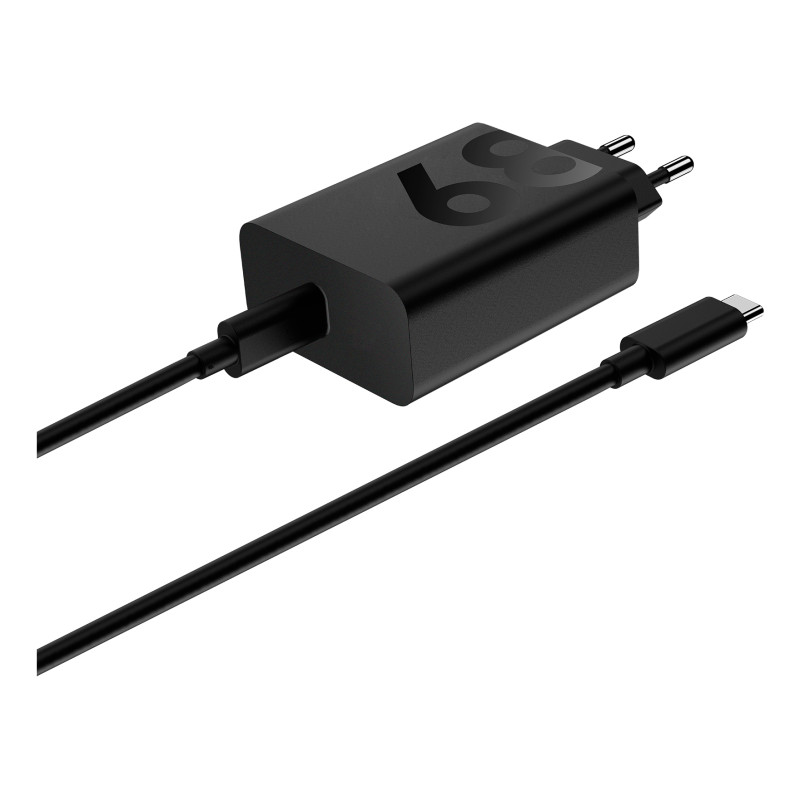 Motorola PG38C06281 TurboPower 68W, Interior, Corriente alterna, 1 m, Negro