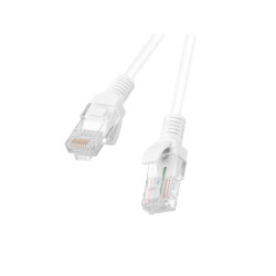 Lanberg PCU6-10CC-0300-W PCU6-10CC-0300-W, 3 m, Cat6, U/UTP (UTP), RJ-45, RJ-45, Blanco