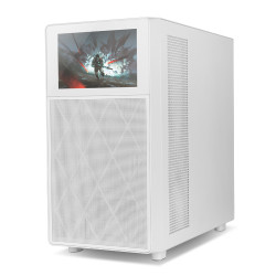 NOX NXHUMMERBIOSWH Hummer BIOS, Midi Tower, PC, Blanco, ATX, ITX, micro ATX, Acrilonitrilo butadieno estireno (ABS), Malla, 2