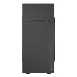 NATEC NPC-2171 Helix USB C, Mini Tower, PC, Negro, micro ATX, Mini-ITX, ABS, Malla, Metal, Plástico, Acero, 14,8 cm 2