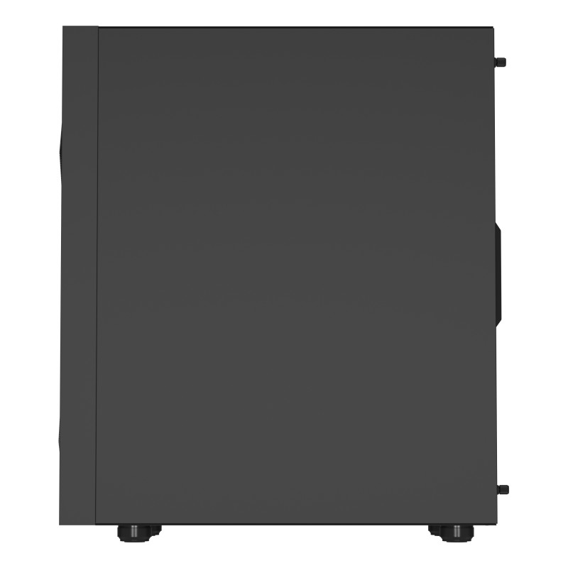 GENESIS NPC-2046 Diaxid 605F, Midi Tower, PC, Negro, ATX, micro ATX, Mini-ATX, ABS, Acero, Vidrio templado, Juego