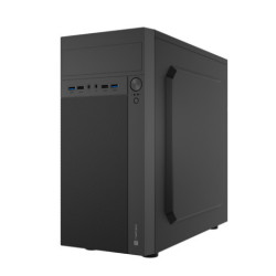 NATEC NPC-2038 NPC-2038, Escritorio, PC, Negro, micro ATX, Mini-ITX, Acrilonitrilo butadieno estireno (ABS), Metal, 14,8 cm