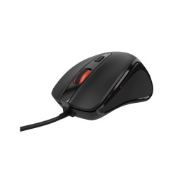NATEC NMY-2047 NMY-2047, mano derecha, Óptico, USB tipo A, 4000 DPI, Negro
