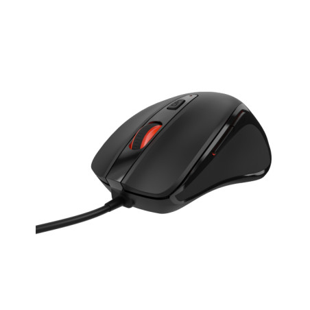 NATEC NMY-2047 NMY-2047, mano derecha, Óptico, USB tipo A, 4000 DPI, Negro