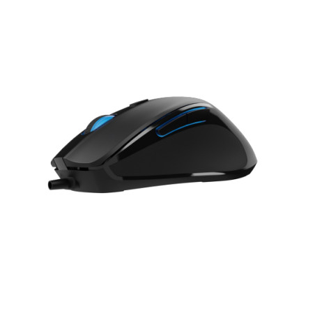 NATEC NMY-2047 NMY-2047, mano derecha, Óptico, USB tipo A, 4000 DPI, Negro