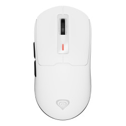 GENESIS NMG-2192 Zircon 660, mano derecha, Óptico, RF Wireless + Bluetooth + USB Type-A, 12000 DPI, Blanco 2