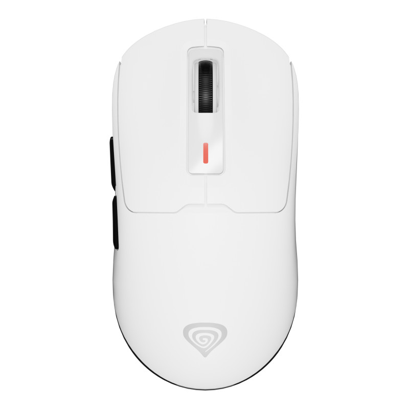 GENESIS NMG-2192 Zircon 660, mano derecha, Óptico, RF Wireless + Bluetooth + USB Type-A, 12000 DPI, Blanco
