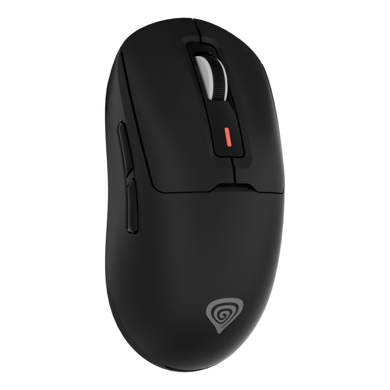 GENESIS NMG-2191 Zircon 660, mano derecha, Óptico, RF Wireless + Bluetooth + USB Type-A, 12000 DPI, Negro