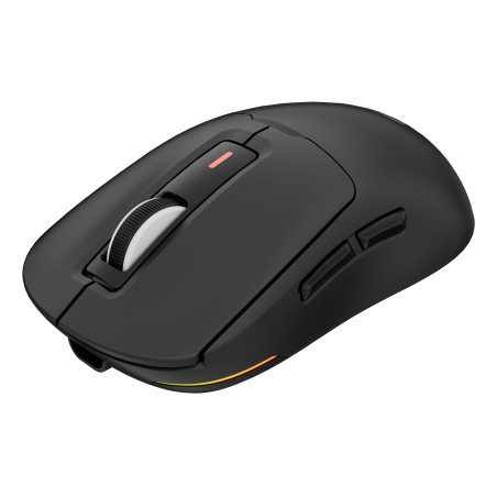 GENESIS NMG-2191 Zircon 660, mano derecha, Óptico, RF Wireless + Bluetooth + USB Type-A, 12000 DPI, Negro