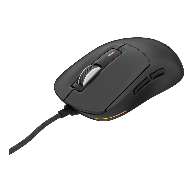 GENESIS NMG-2189 Krypton 660, mano derecha, Óptico, USB tipo A, 12000 DPI, Negro