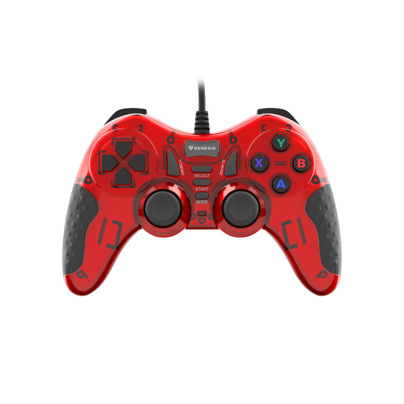 GENESIS NJG-1425 MANGAN 200, Gamepad, PC, Botón turbo, Analógico/Digital, Alámbrico, USB 2.0