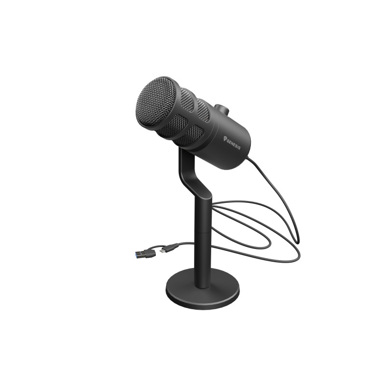 GENESIS NGM-2168 Radium 350D, Micrófono para PC, -48 dB, 16 - 14000 Hz, 24 bit, 192 kHz, Unidireccional/Cardioide