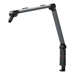GENESIS NGM-2157 NGM-2157, Soporte de brazo para micrófono, Base para escritorio, Gris, Aluminio, Metal, 3/8 5/8" 2