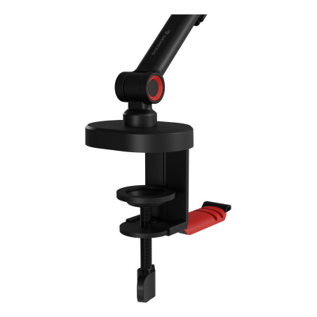 GENESIS NGM-2156 NGM-2156, Soporte de brazo para micrófono, Base para escritorio, Negro, Acero, Metal, 3/8 5/8"