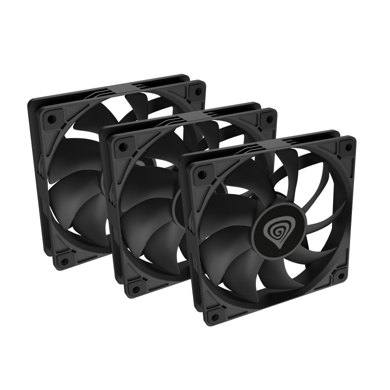 GENESIS NGF-2043 Oxal 120, Ventilador, 12 cm, 1300 RPM, Negro