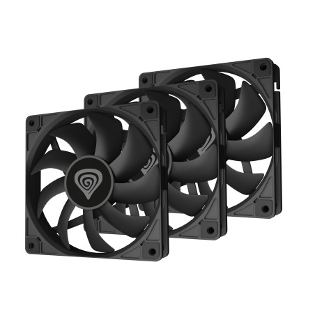 GENESIS NGF-2043 Oxal 120, Ventilador, 12 cm, 1300 RPM, Negro