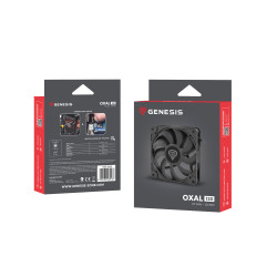 GENESIS NGF-2042 Oxal 120, Ventilador, 12 cm, 1300 RPM, Negro 2