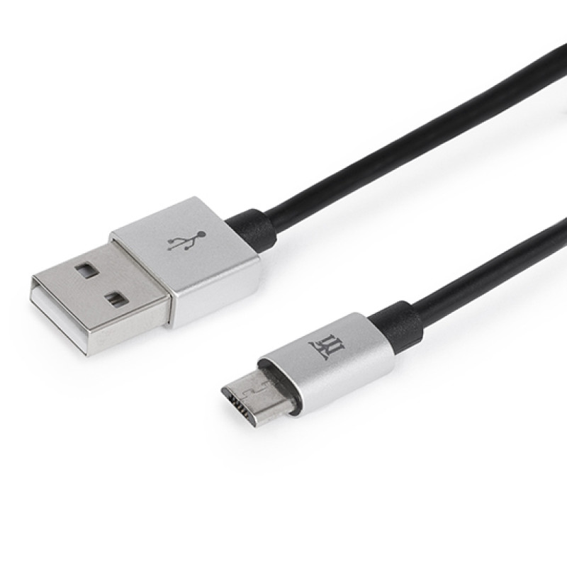 Maillon Technologique MTPMUS241 Premium MTPMUS241, 1 m, USB A, Micro-USB B, USB 2.0, Plata
