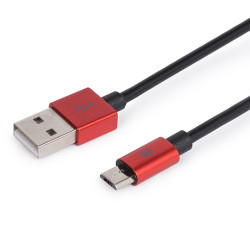 Maillon Technologique MTPMUR241 Premium MTPMUR241, 1 m, USB A, Micro-USB B, USB 2.0, Rojo